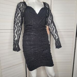 Blashe lace mini dress, L NWT